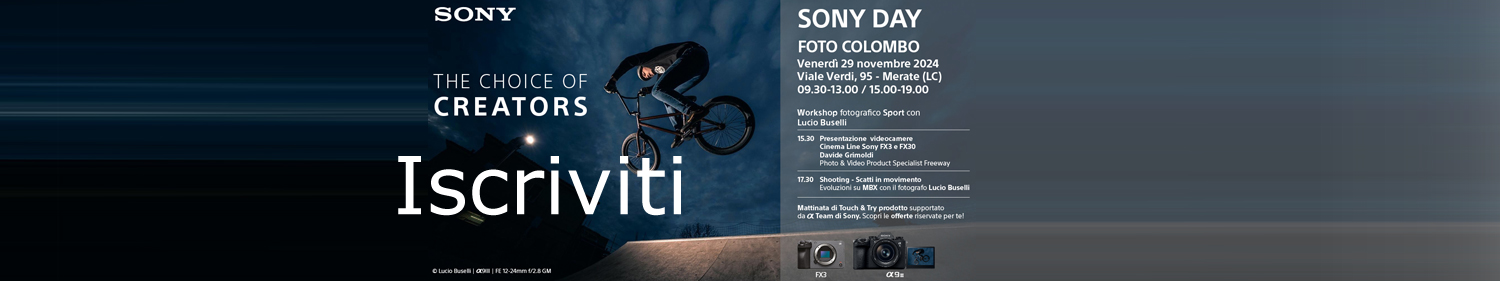 Sony Day - Venerdi 29 novembre