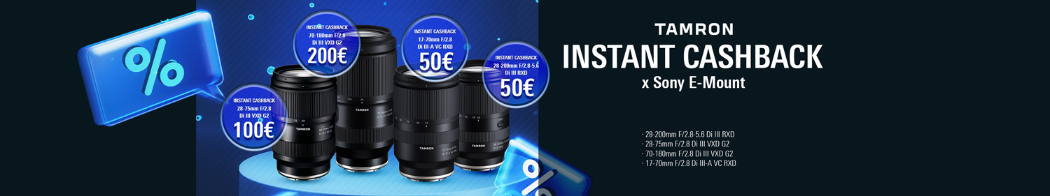 Tamron Instant Cashback - Ende 31.12.2024