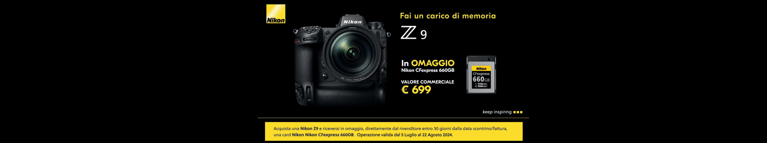 Nikon Z9Scheda Omaggio